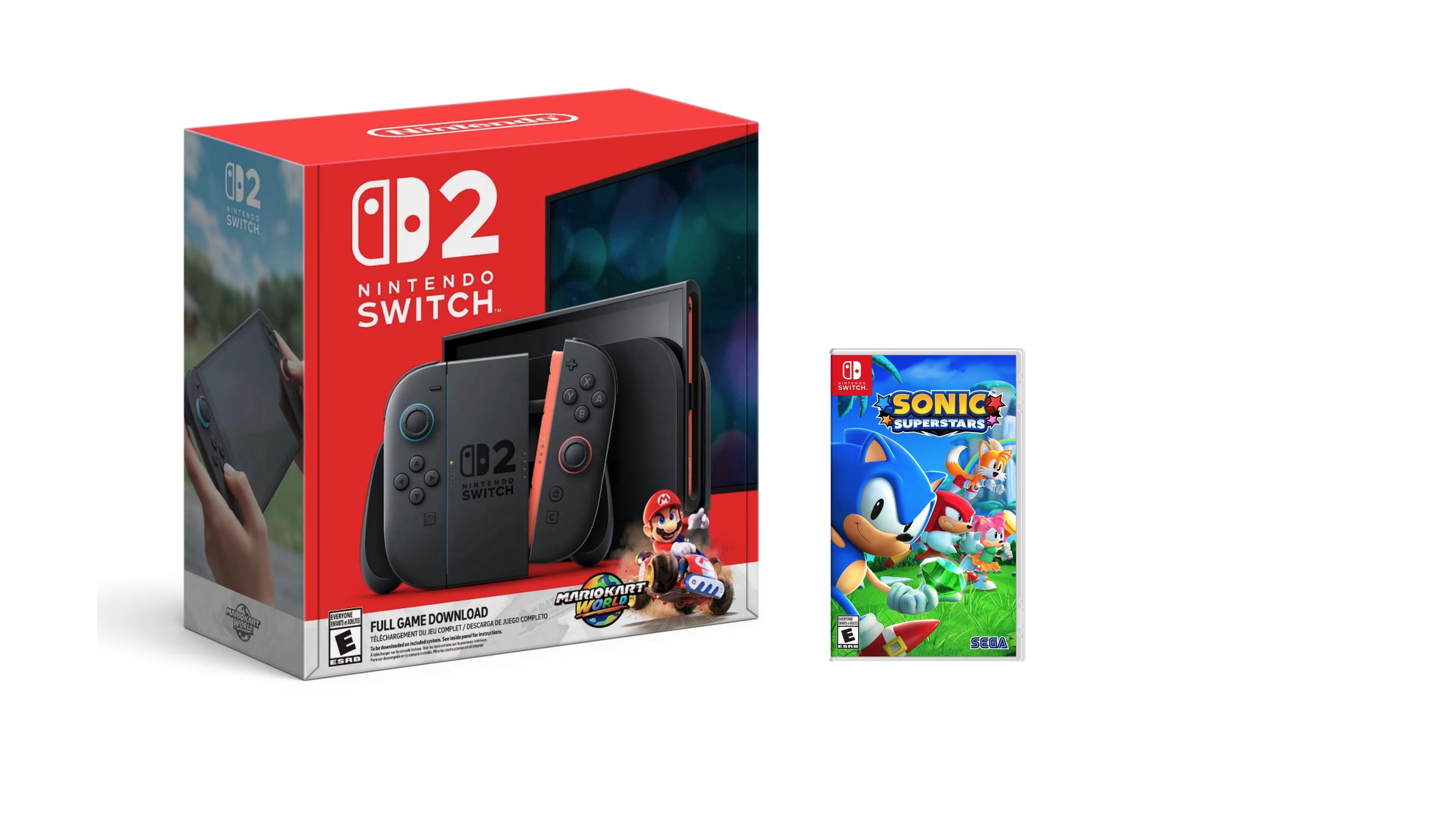 2025 Newest Nintendo Switch™ 2 + Mario Kart™ World Bundle with The
