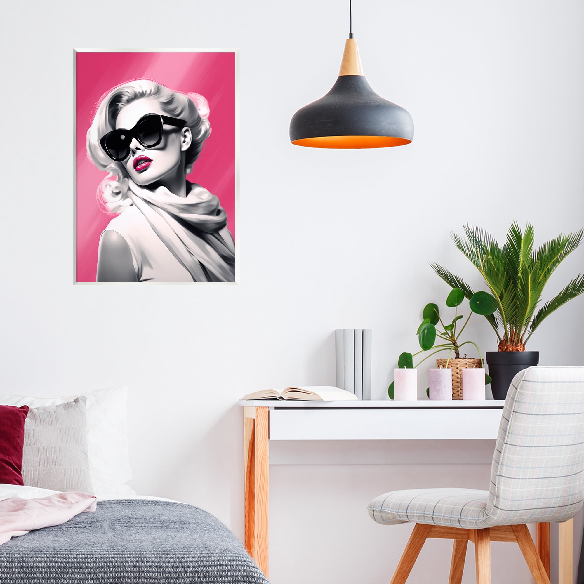 Stupell Industries Vintage Retro Chic Portrait Wall Plaque Art, design by Andrea Haase