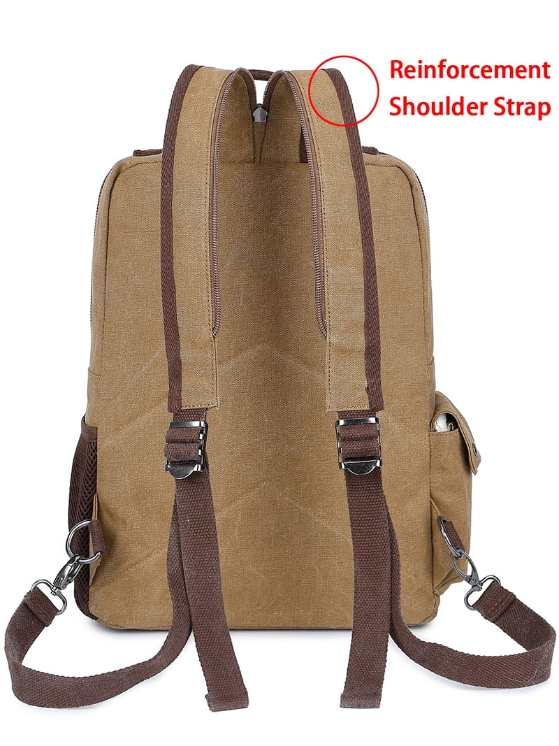 Mygreen 13-inch Laptop Messenger Bag, Convertible Sling Canvas Cross Body,  Black, Leather Trim - Walmart.com