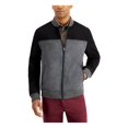 thumbnail image 1 of TASSO ELBA Veste de Couleur Grise pour Hommes avec Fermeture Éclair M, 1 of 3
