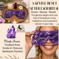 thumbnail image 3 of Boho Aromatic This Hippie Girl Amethyst Eye Mask – Natural Crystal Facial Mask for Puffiness, Dark Circles & Tension Relief. Cooling Spa Stone for Relaxation, Skincare & Beauty Routine, 3 of 7