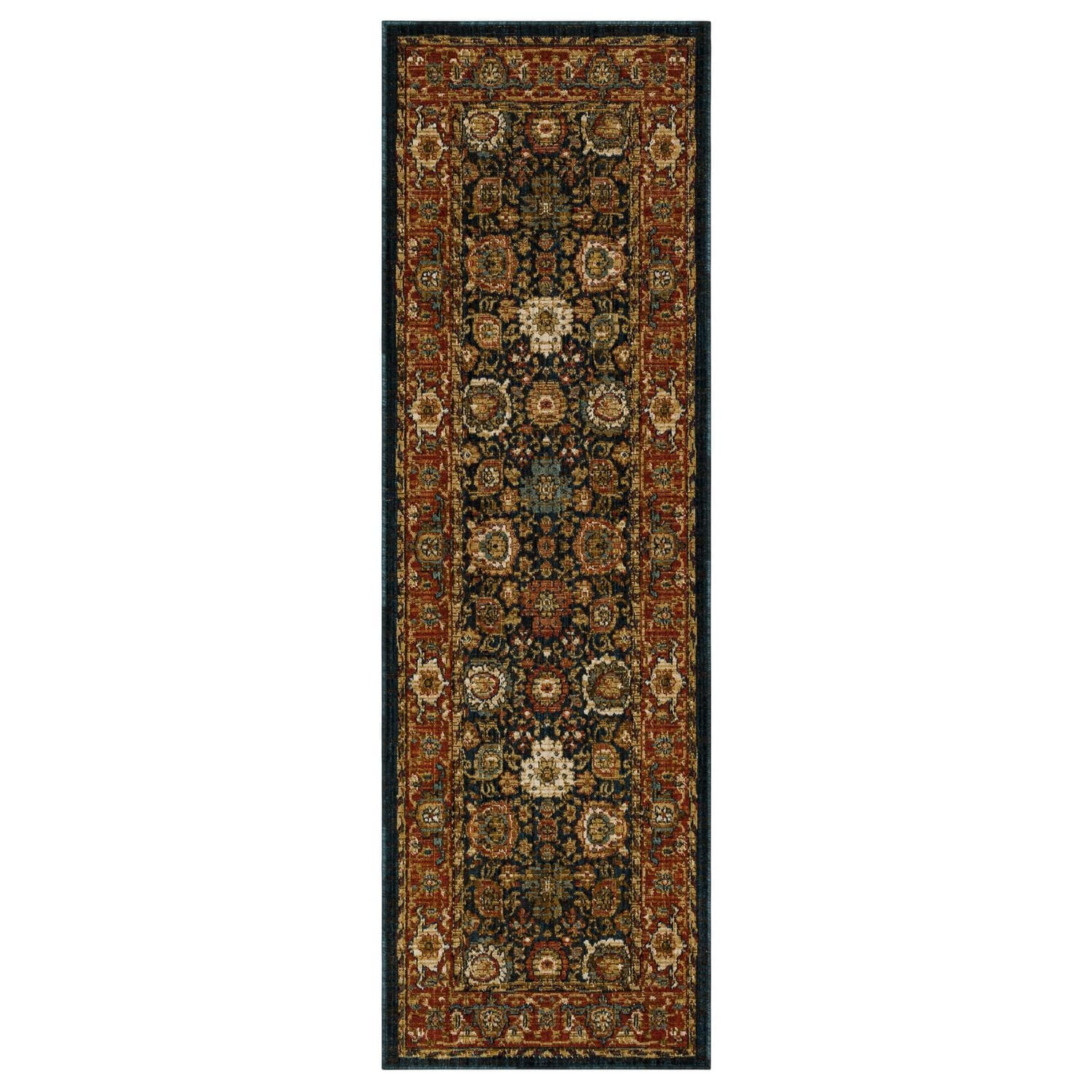 Mohawk Home Famalt Sapphire Woven Polyester Area Rug