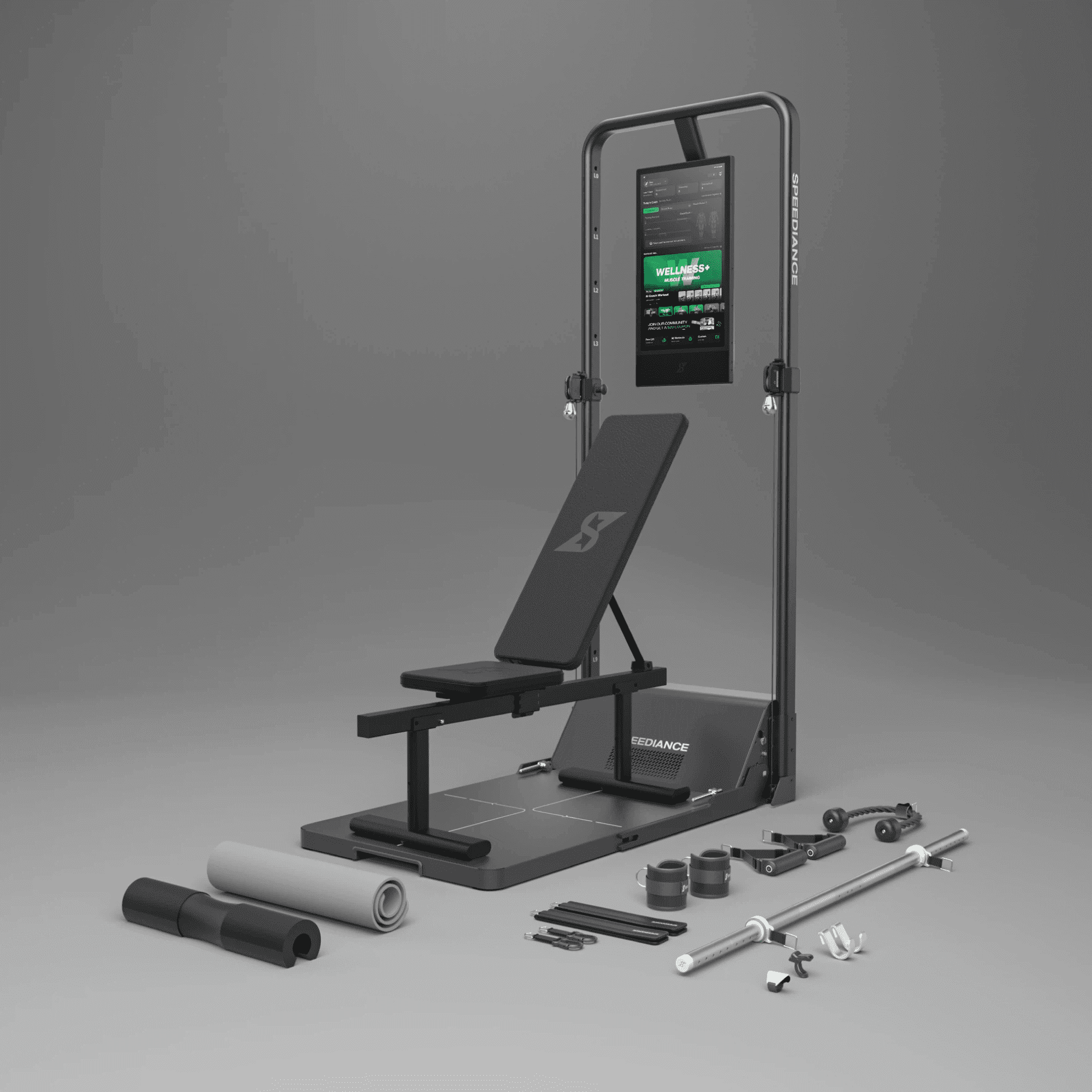 Speediance AI-Powered Smart Home Gym System, Multi-functional Smith Workout Machine & Full Body Strength Training Fitness Equipment, All-in-One Training Machine with Digital Weight Gym Monster 2