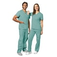 thumbnail image 5 of Adar Universal Unisex Scrubs - Unisex Drawstring Scrub Set - 701 - Submarine - XXS, 5 of 7