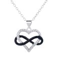 thumbnail image 1 of Swarovski Cristal Infini Boucle Coeur Pendentif Collier, 1 of 1