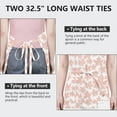 thumbnail image 6 of Fall Leaves Apron-Garden Aprons for Women with Pockets-Cotton Linen Waterproof Kitchen Cooking Gardening Aprons Adjustable for Kitchen,Cooking,BBQ and Salon 33"x27", 6 of 7