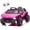 Pink, variant on 12V Kids Ride On Car with Remote Control, Suspension, LED Lights, Bluetooth, Green