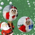 thumbnail image 3 of Vestido para mascotas Vestido de invierno para perros Vestido navideño para mascotas Vestido con lazo para perros 1478, 3 of 6