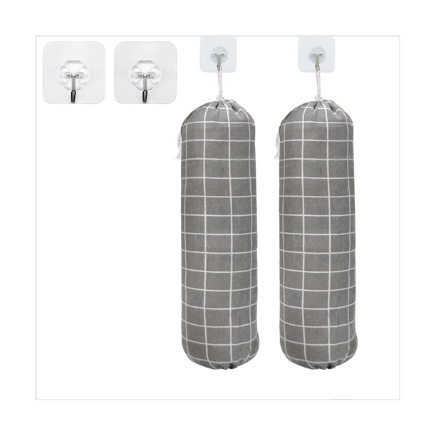 Plastic Bag Holder, Grocery Bags Holders, Wall Mount Garbage Plastic Bag Organizer, Shopping Bag