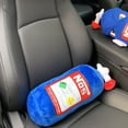 thumbnail image 4 of Soporte para reposacabezas de coche cojín para reposacabezas de coche de felpa alivia el estrés cojín para descanso del cuello, 4 of 9