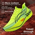 thumbnail image 4 of Sneakers, Shoes for Men New Lightweight and Comfortable Thick Running Shoes with High-elastic TPU Sole and Breathable Upper,Specialized Running Shoes for Competitions and Sports Activities, 4 of 9