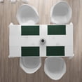 thumbnail image 3 of Ambesonne Ethnic Place Mats Set of 4, Foliage Pattern, Standard Size, Seal Brown Turquoise, 3 of 4
