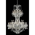 thumbnail image 2 of 2800 Maria Theresa Collection Hanging Fixture H64in D46in Lt:36 Chrome Finish (Elegant Cut Crystals)-Finish:Chrome, 2 of 2