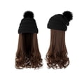 thumbnail image 3 of Kiplyki Wholesale Fashion Long Curly Hair Hat Wig One Knit Hat Wool Curl Corn Perm Curl, 3 of 3