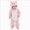 B81-Pink, variant on 12-18Months Newborn Toddler One-Piece Jumpsuit Baby Toddler Infant Hooded Romper Jumpsuit Halloween Outfits Grey Bodysuit Baby Fall Winter Clothing Gift