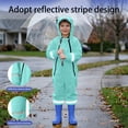thumbnail image 4 of Faraee Kids Waterproof Rain Suit Coverall Toddler Boys Girls Hooded Full Body Raincoat for Outdoor Play Muddy Days (3-4T,Green), 4 of 7