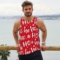 thumbnail image 6 of Salouo Hohoho for Men's Tank Tops,Sleeveless Muscle Shirts for Men Quick Dry Workout Tank Top Gym Muscle Tee Fitness Bodybuilding Sleeveless T Shirt-4X-Large, 6 of 7