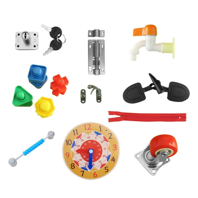 Tablero ocupado Hugo para actividades sensoriales preescolares 10 piezas