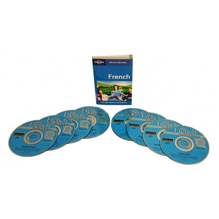 Instant Immersion French Language Audio Instruction Set - 8 Audio CD   Phrasebook