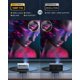 thumbnail image 2 of ROVOMKO Proyector con WiFi 5G Bluetooth 4K 1080P Native Full HD Soporte 8K 600 ANSI 18000 lúmenes para cine en casa, Compatible con Android/IOS/Portátil/XBox/PS4/TV Stick/HDMI/USB/AV/TF Card/VGA/IR, 2 of 5