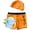 Orange, variant on mgoYE Toddler Boy Swim Set 2t Baby Toddler Boys UPF 50 Swimsuit Bathing Suit Swimwear for Beach Pool Sun Protection(Light Blue,6-12 Years)