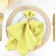 thumbnail image 2 of Balsa Circle 10 Pieces 20" Yellow Polyester Napkins Wedding Kitchen, 2 of 8