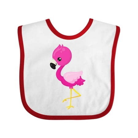 

Inktastic Cute Flamingo Little Flamingo Pink Flamingo Gift Baby Girl Bib