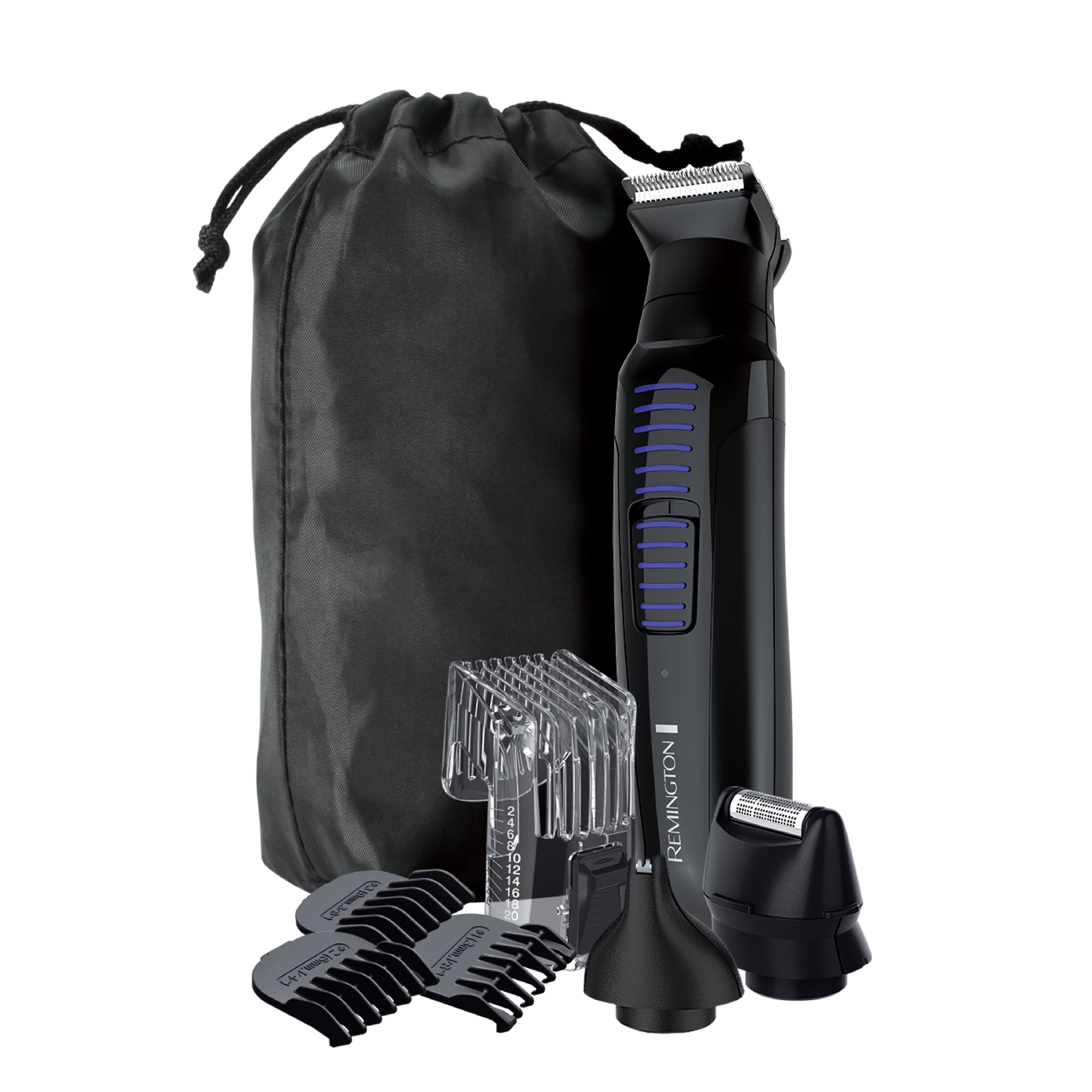 Remington Personal Rechargeable Beard and Moustache Trimmer, All-in-1 Kit