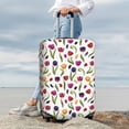 thumbnail image 7 of Disketp Tulips Flowers Elastic Travel Luggage Cover Travel Suitcase Protective Cover For Trunk Case Apply To 18''-32'' Suitcase Cover-X-Large, 7 of 7