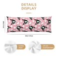 thumbnail image 3 of Balery French Bulldog Funda Protectora para Almohada Corporal de Algodón Hipoalergénico con Cierre(55 x 21 pulgadas), Almohadas No Incluidas, 3 of 7