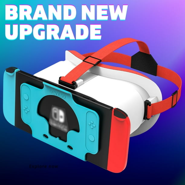 VR Headset for Nintendo Switch & Switch OLED - Adjustable 3D VR