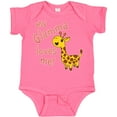 thumbnail image 3 of Inktastic My Glamma Loves Me Cute Giraffe Boys or Girls Baby Bodysuit, 3 of 5