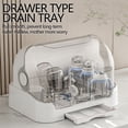thumbnail image 6 of Kumdkd Portable Baby Bottle Drying Rack - Hygienic, Rotating Tray, Easy to Clean, Holds 6 Bottles, Compact Storage for Nursery & Kitchen, 6 of 8