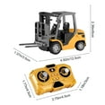 thumbnail image 3 of Rourlinge 1:64 Alloy Forklift Toy with Bluetooth Remote Control 2.4G Wireless 3 Speed Construction Vehicle Model for Adults Collectors Gift, 3 of 7