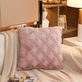 thumbnail image 5 of NEW Set of 2 Square Crossline-shaped Plush Throw Pillow (With or Without Inserts), 5 of 10