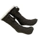thumbnail image 1 of Sonducket Calcetines tipo pantuflas, transpirables, con forro polar, para invierno, con mango de goma de silicona, para dormir, lindos, clásicos, peludos, Medias gary oscuro Sonducket AP009581-02, 1 of 6