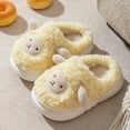 thumbnail image 2 of UAYOTSE Slippers Children Boys Girls Winter Plush Slippers Closed Rear Indoor Slippers Cute Kids Home Slippers Warm Soft Slippers Nursery Winter Shoes Funny Boy Girls,Sizes 12, 2 of 9