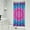 Pink Blue Tie, variant on Pink Blue Tie Dye Flower Pattern Shower Curtain 36"x72" ,Bathroom Decorative Shower Curtains Set with 12 Hooks,Modern Waterproof Washable Shower Curtain