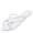 White, variant on ZACPNCV Men's Foldable Flip Flops Travel Portable Beach Sandals Non Slip Soft Sole Summer Vacation Slippers