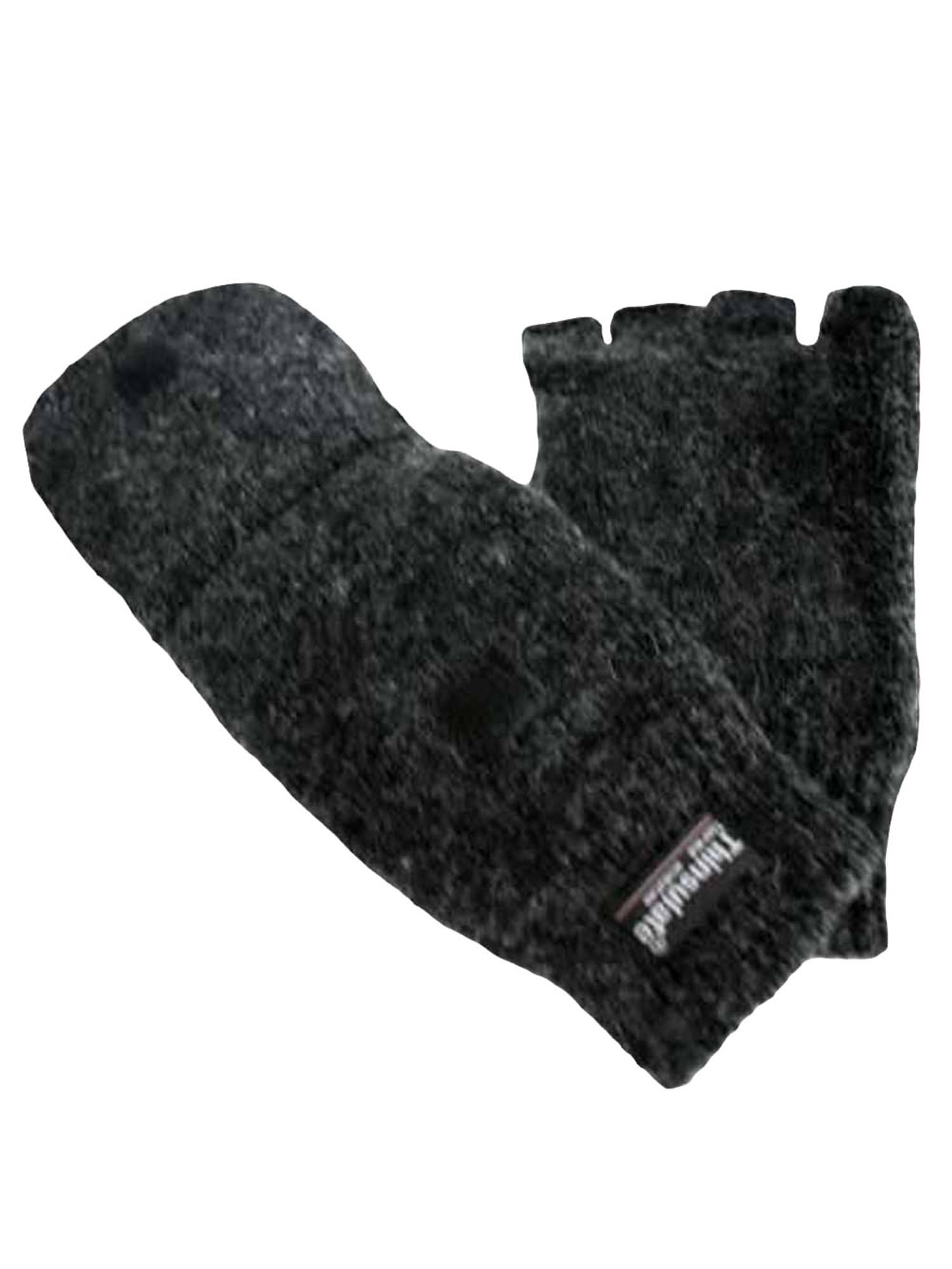 mens wool fingerless gloves