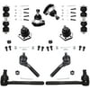 Detroit Axle - 4x4 Models Only - Complete 10-Piece Front Suspension Kit Front: All Four Tie Rod Ends, All Four Ball Joints, 2 Sway Bar Links