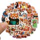 thumbnail image 3 of Stickers Hapiuen de panda rojo, 50 piezas, vinilo impermeable, 3 of 7