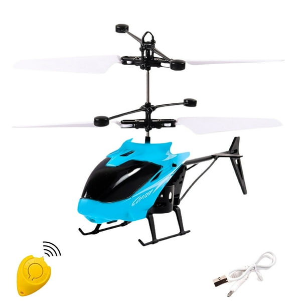 RC Flying Toy Hand Control Helicopter Induction Aircraft Builtin Lights Toys For Kids Teenagers