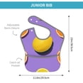 thumbnail image 4 of Bingfone Mess-Proof Baby Bib - Waterproof Bib For Baby Boy Or Girl With Food Catcher Pocket, Unisex-Yellow Lemon And Orange, 4 of 8