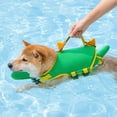 thumbnail image 6 of Dino Dog Life Jacket, Adjustable Dog Life Preserver, Ripstop High Buoyancy Dog Vest with Reflective Stripes & Rescue Handle, 6 of 6