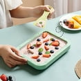thumbnail image 1 of TIMIFIS Cooking Spoons Stir Yogurt Machine Unplugged Design150Ml Cute Style Ice Cream Roll Maker Homemade Yogurt Maker Ice Cream Roll Machine with Food Shovels Kitchen Gadgets, 1 of 7