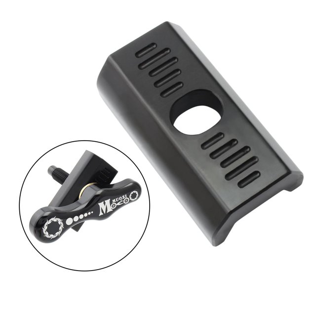 Abrazadera de bisagra de bicicleta plegable Soledad Aleación de aluminio Negro