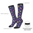 thumbnail image 5 of Bingfone Compression Socks for Women and Men Long Socks for Running Athletic Cycling Nurse-Colorful Dinosaur, 5 of 8