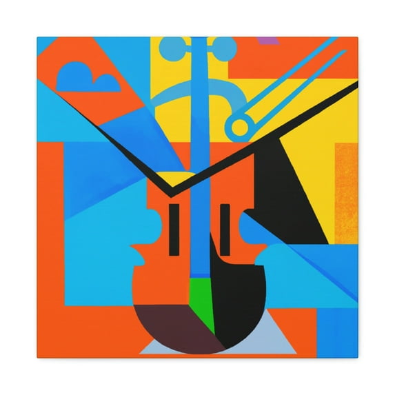 Fauvist Violin Symphony - Canvas