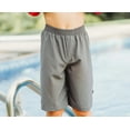 thumbnail image 3 of Boys UPF 50+ Soft Stretch Below the Knee Swim Board Shorts | Royal, 3 of 5